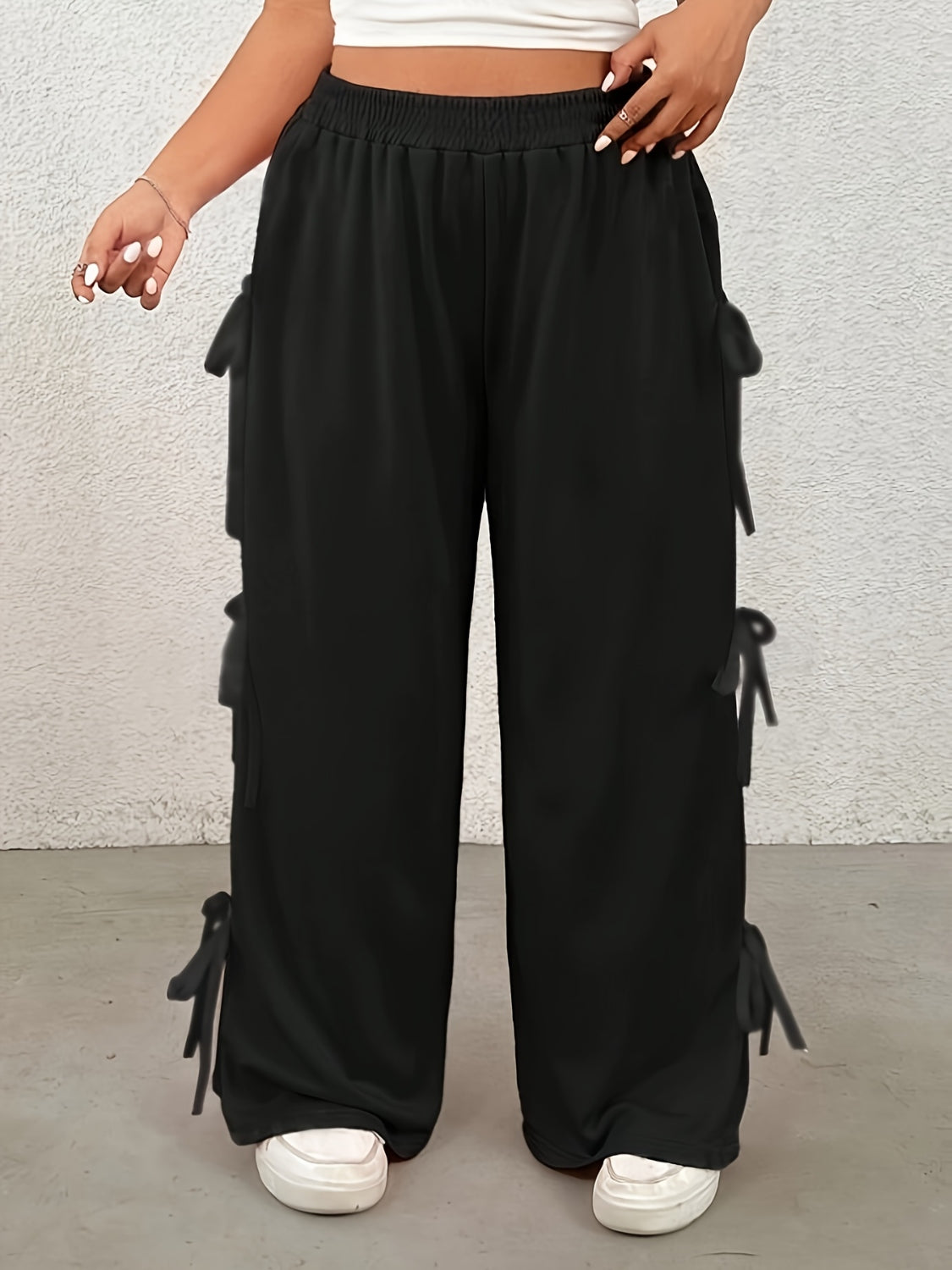 That Girl Bow Pants Plus Size