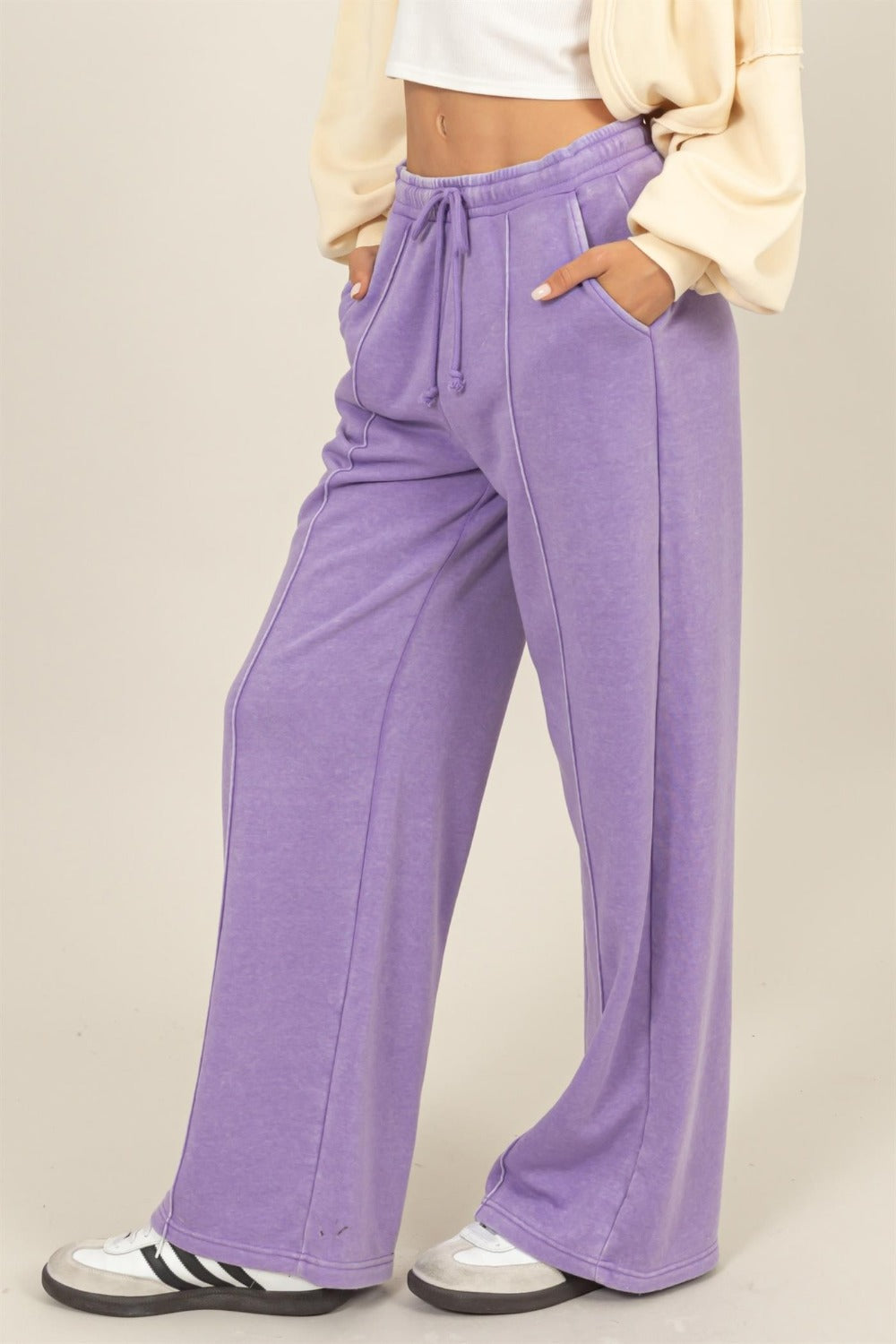 High Rise Wide Leg Pants