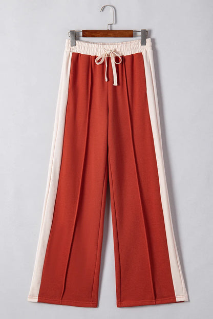Drawstring Wide Leg Pants