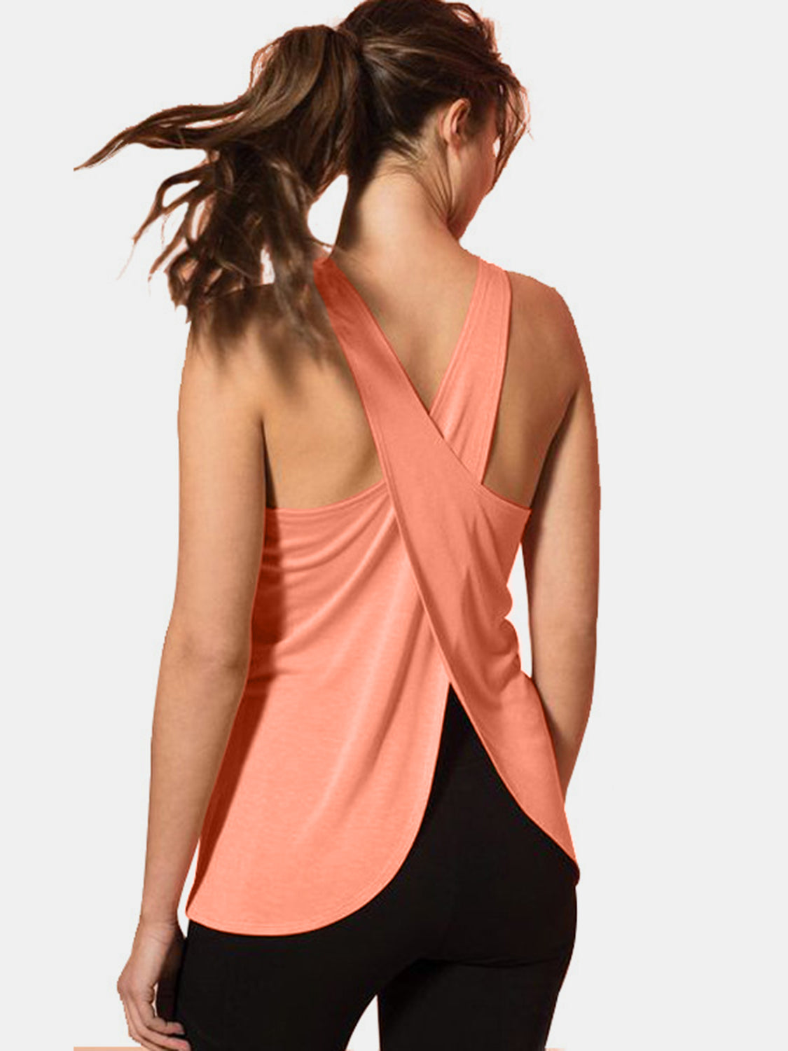 Crisscross Neck Active Tank