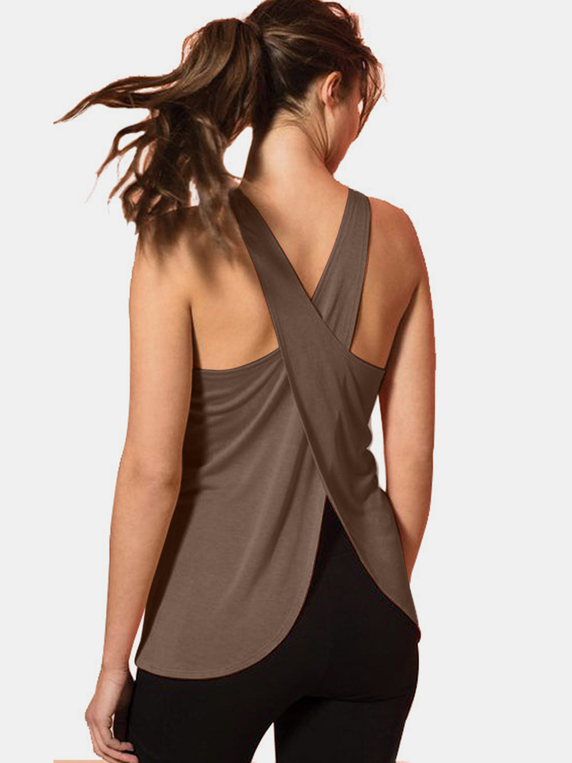 Crisscross Neck Active Tank