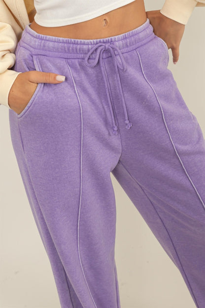 High Rise Wide Leg Pants