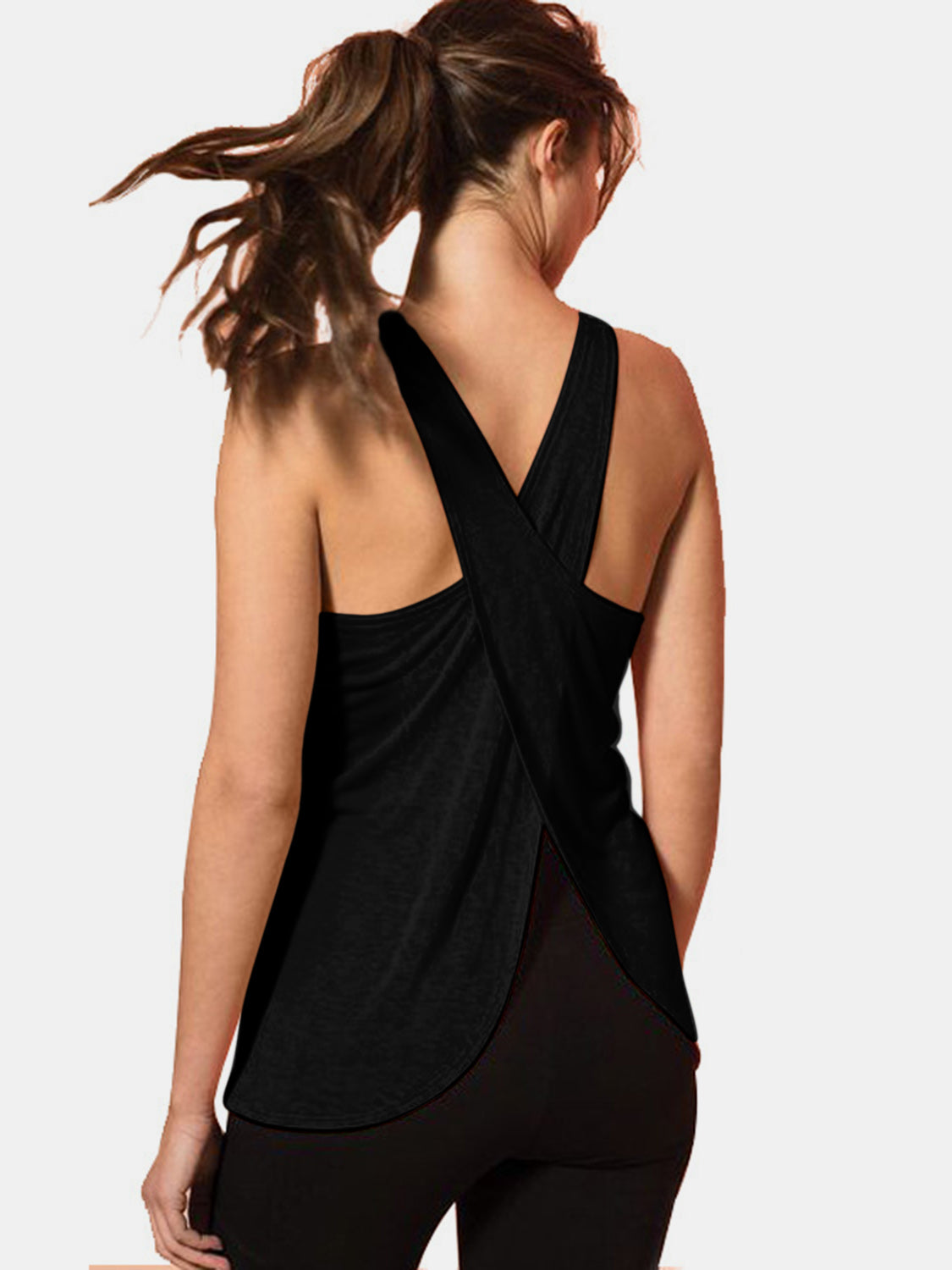 Crisscross Neck Active Tank