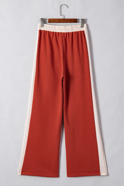 Drawstring Wide Leg Pants