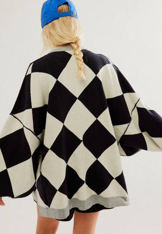 Color Block Cardigan