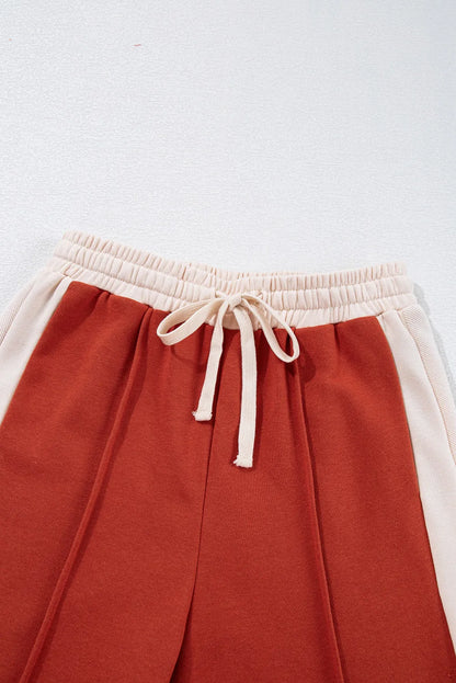 Drawstring Wide Leg Pants